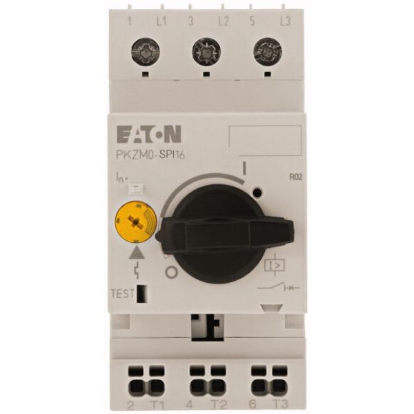 Motor-protective circuit-breaker, 5.5 kW, 8 - 12 A, Feed-side screw terminals/output-side push-in terminals image 1