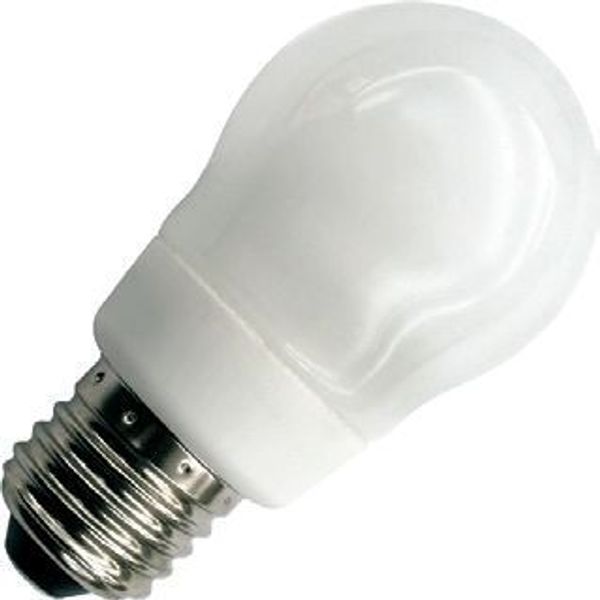 E27 CFL A-Lamp 44x101 230V 240Lm 5W 2700K 10Khrs image 1