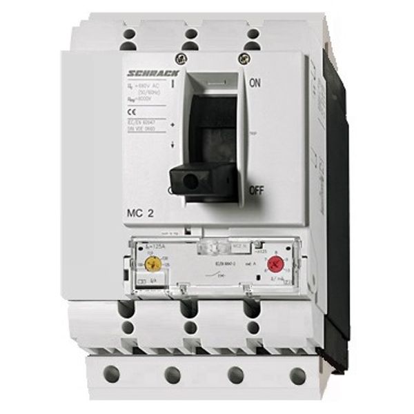 Moulded Case Circuit Breaker 100A_A, 4p, 150kA, plug-in image 1