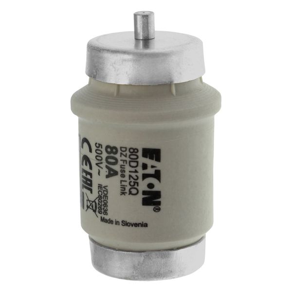 Fuse-link, low voltage, 80 A, AC 500 V, D4, gR, DIN, IEC, fast-acting image 8