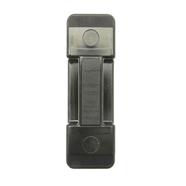 Fuse-holder, LV, 100 A, AC 550 V, BS88, 1P, BS, front connected, black image 9