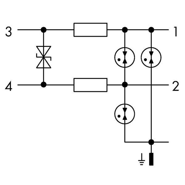 Surge suppression module for signal technology Nominal voltage: 24 VDC image 4