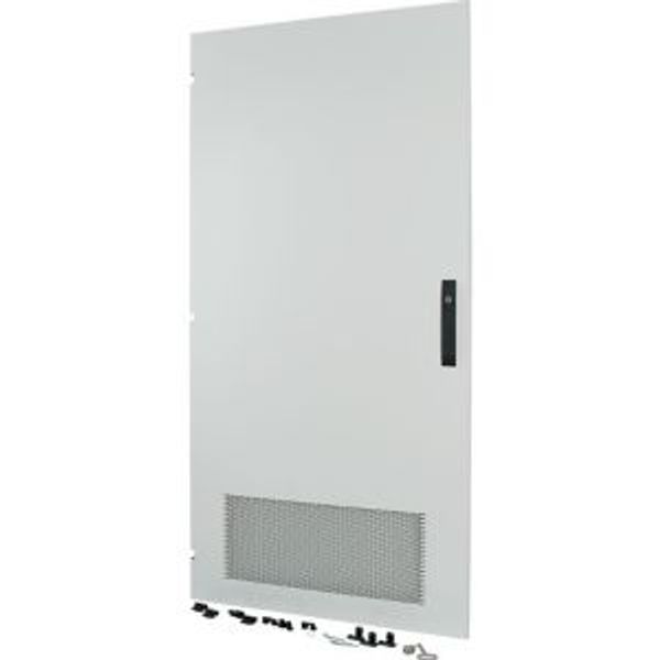 Section wide door, ventilated, left, HxW=1625x795mm, IP31, grey image 2