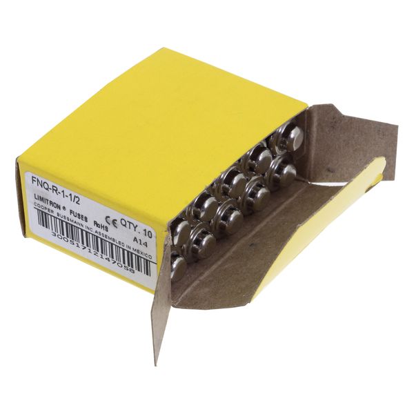 Fuse-link, LV, 1.5 A, AC 600 V, 10 x 38 mm, 13⁄32 x 1-1⁄2 inch, CC, UL, time-delay, rejection-type image 12