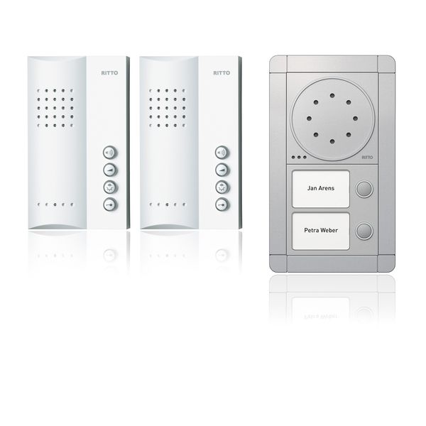 Doorman Audio Set 2 units, silver/white image 1