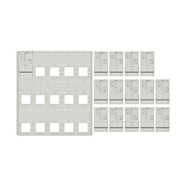 Set Meter box insert 3-rows, 15 meter boards/27Modul heights image 1