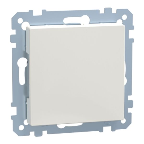 Blanking cover, polar white, glossy, System M image 2