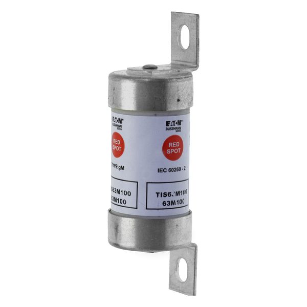 Fuse-link, LV, 63 A, AC 660 V, DC 460 V, BS88/A3, 22 x 86 mm, gM, BS, 63M100 image 6