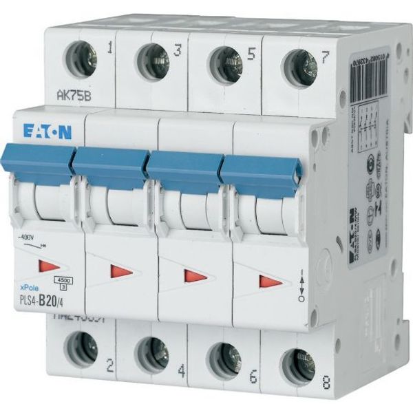 PLS4-B20/4-MW Eaton Moeller series xPole - PLS4 MCB image 1