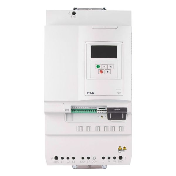 Frequency inverter, 400 V AC, 3-phase, 61 A, 30 kW, IP20/NEMA 0, Radio interference suppression filter, Additional PCB protection, DC link choke, FS5 image 16