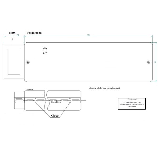 Terminal strip 24V, 6-channel image 2