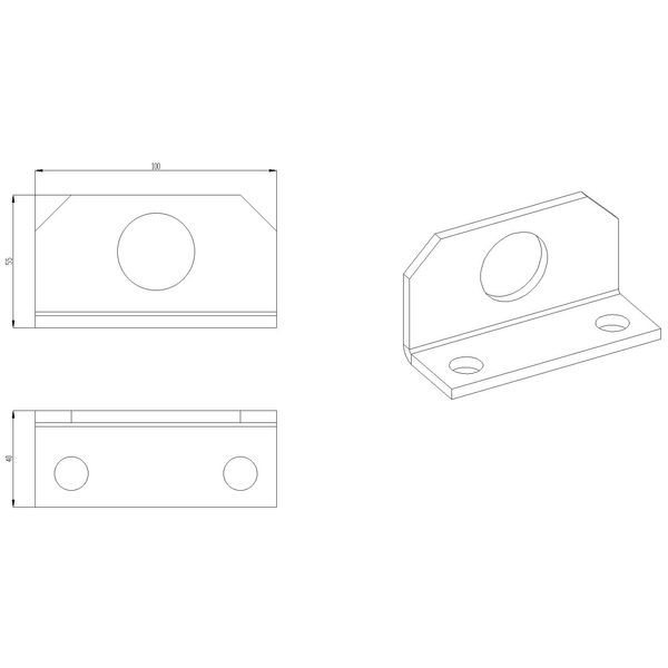 Transport brackets for lifting of bayed enclosures image 2