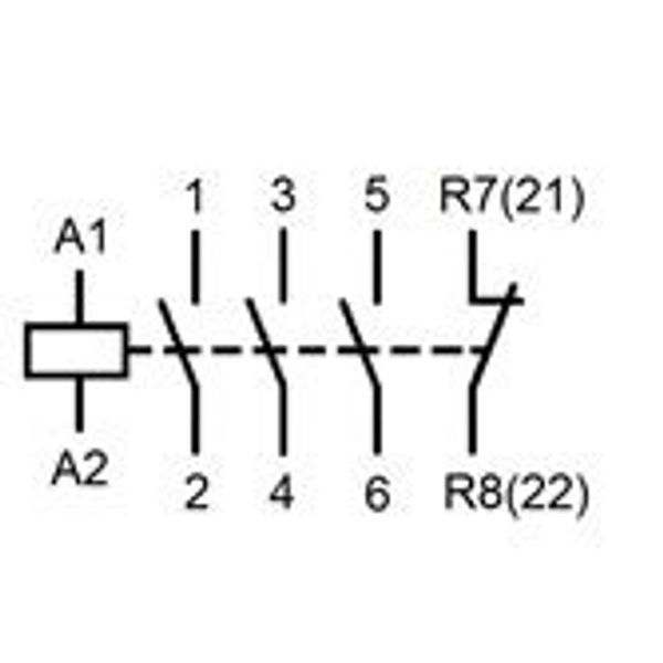 Modular contactor 63A, 3 NO + 1 NC, 230VAC, 3MW image 2
