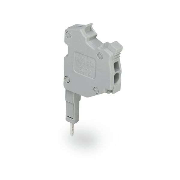 TOPJOB®S L-type test plug module modular for jumper contact slot gray image 1