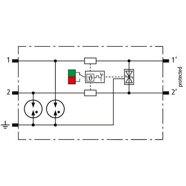 Modular combined arrester for 2 single lines BLITZDUCTORconnect with s image 3