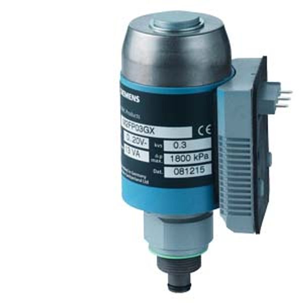 M2FP03GX - 2-port modulating pilot valve with magnetic actuator, PN32, AC 24 V, DC 0...10 V / 4...20 mA / 0...20 Phs to image 1