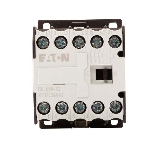Contactor, 110 V 50/60 Hz, 3 pole, 380 V 400 V, 4 kW, Contacts N/O = Normally open= 1 N/O, Screw terminals, AC operation image 6