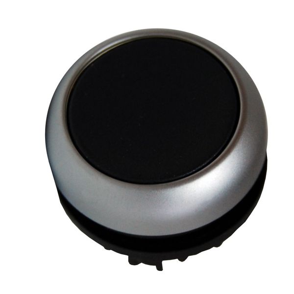 Push-button flat, stay-put, black image 1