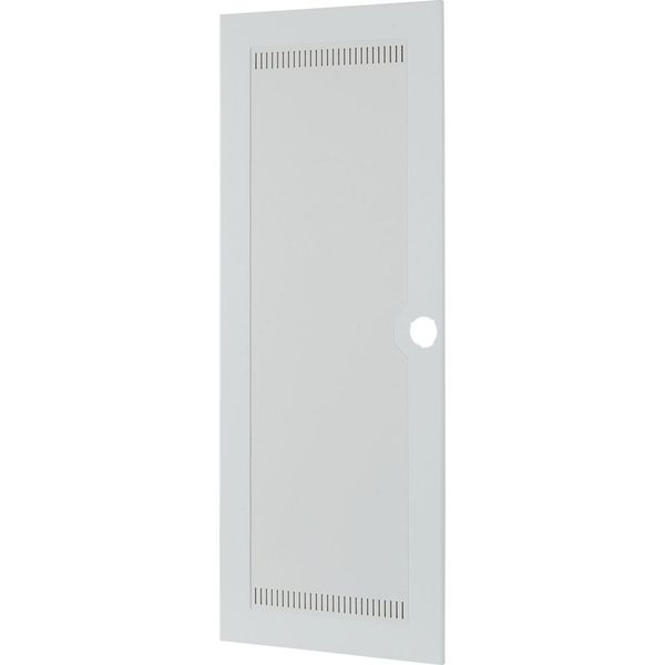 Replacement door, WIFI, with vents,, white, 5-row, for flush-mounting (hollow-wall) compact distribution boards image 2