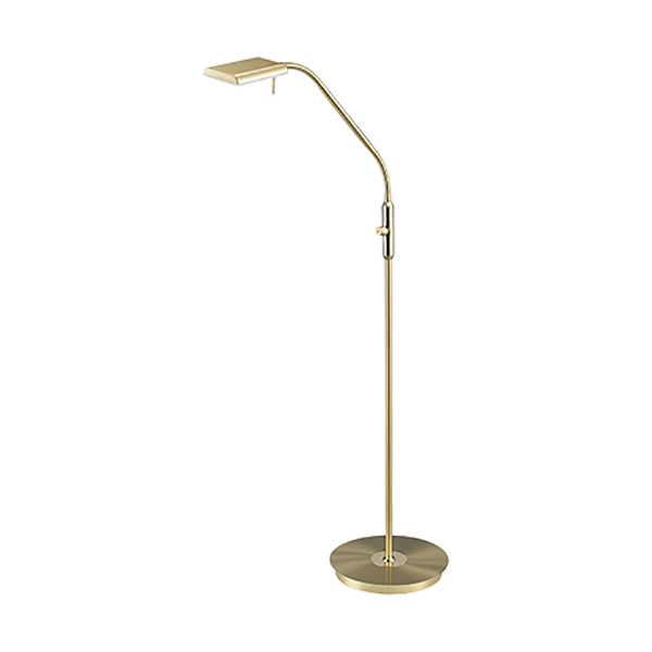 Bergamo LED floor lamp matt brass image 1