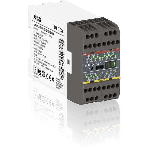Pluto D20 Programmable safety controller image 1