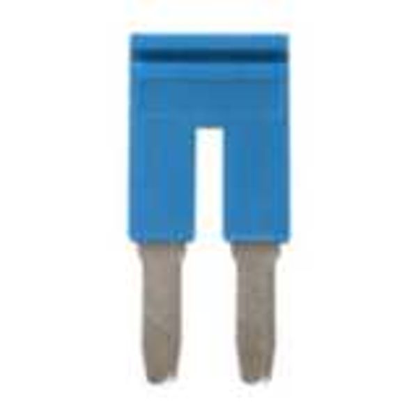 Short bar for terminal blocks 4 mm² push-in plus models, 2 poles, blue image 3