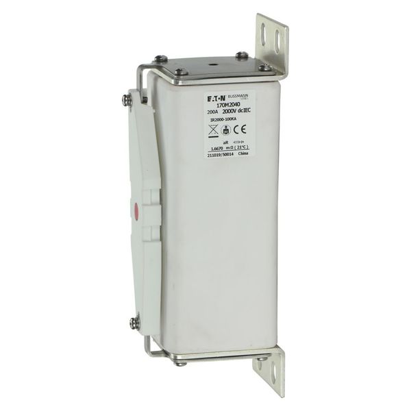 Fuse-link, high speed, 200 A, DC 2000 V, 65 x 89 x 213 mm, aR, IEC, with indicator image 13