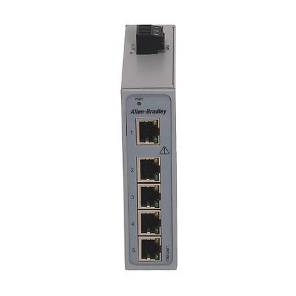 Allen-Bradley, 1783-US5TG, Stratix 2000 unmanaged switch, 5 copper 10/100/1000 ports image 1