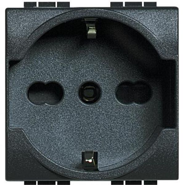LL - UNEL + 10/16A SOCKET ANTHRACITE image 1