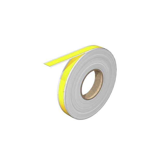 Device marking, halogen-free, Self-adhesive, 30000 x Polyester, yellow image 1