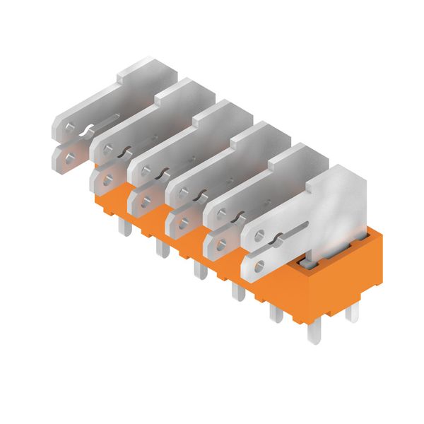 PCB terminal, 5.00 mm, Number of poles: 6, Conductor outlet direction: image 2