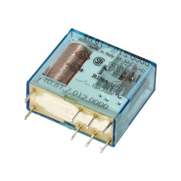 PCB/Plug-in Rel. 5mm.pinning 1NO 16A/12VDC/SEN/AgNi/pin length 3,5 (40.61.7.012.1320) image 4
