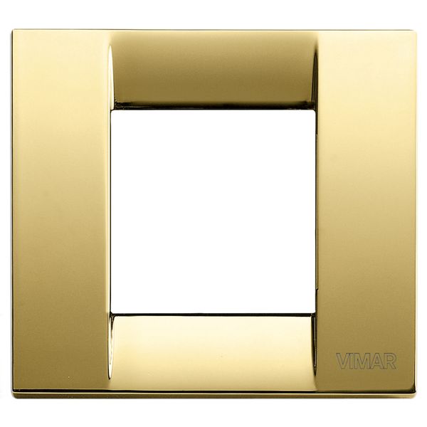 Classica plate 1-2M metal polished gold image 1