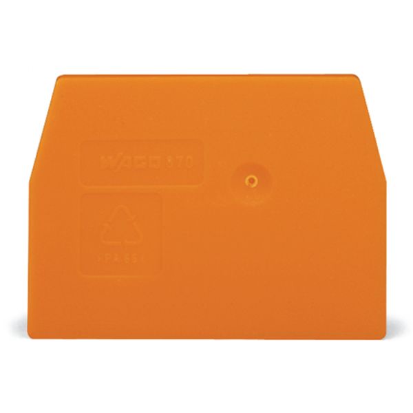 Separator plate 1 mm thick orange image 3
