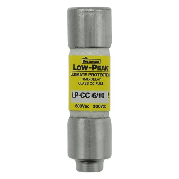 Fuse-link, LV, 0.6 A, AC 600 V, 10 x 38 mm, CC, UL, time-delay, rejection-type image 2