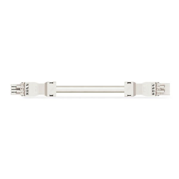 pre-assembled interconnecting cable Eca Socket/plug white image 1