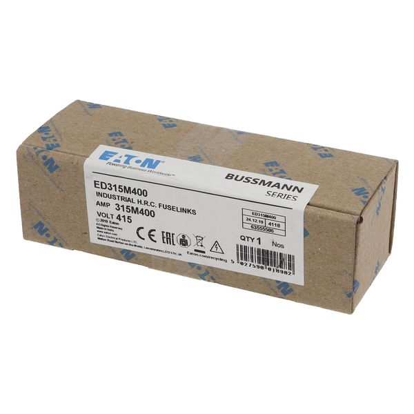 Fuse-link, LV, 315 A, AC 415 V, BS88/B3, BS88/B4, 38 x 136 mm, gM, BS, 315M400 image 14