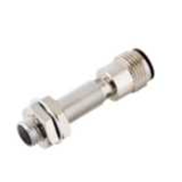 Proximity sensor, inductive, short SUS body M8, shielded, 2 mm, DC, 3- E2EN0276G image 1