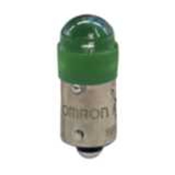 Pushbutton accessory A22NZ, Green LED Lamp 6 VDC image 2