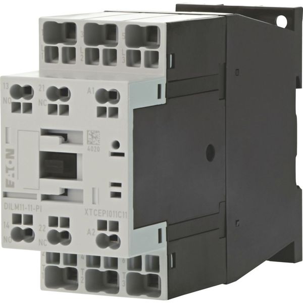 Contactor, 3 pole, 380 V 400 V 5 kW, 1 N/O, 1 NC, RDC 24: 24 - 27 V DC, DC operation, Push in terminals image 14