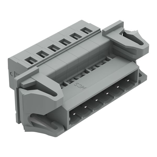 1-conductor male connector CAGE CLAMP® 2.5 mm² gray image 2