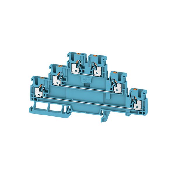 Multi-tier modular terminal, PUSH IN, 2.5 mm², 800 V, 22 A, Number of  image 1