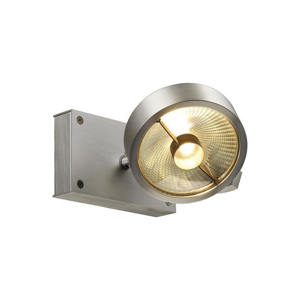 KALU 1 QPAR ceiling light, alu brushed. ES111, max. 75W image 2