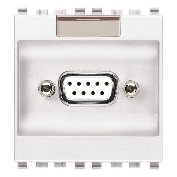 9P SUB D socket connector white image 1