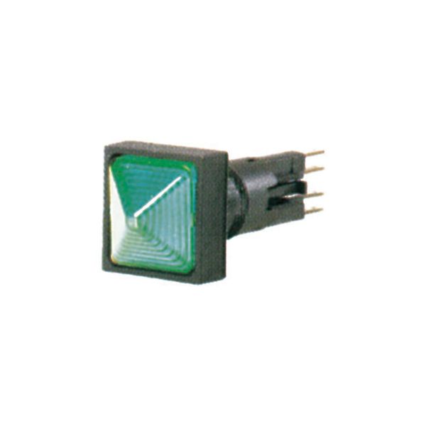 Indicator light, raised, green, +filament lamp, 24 V image 3