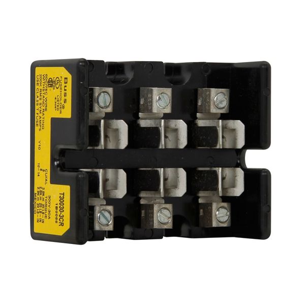 Eaton Bussmann series Class T modular fuse block, 300 Vac, 300 Vdc, 0-30A, Box lug, Three-pole image 16
