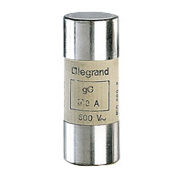 HRC cartridge fuse - cylindrical type gG 22 X 58 - 80 A - with indicator image 1