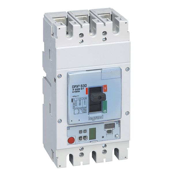 Circuit breaker DPX3 630 4 poles,rated current of 320A and S10 electronic protection unit image 1