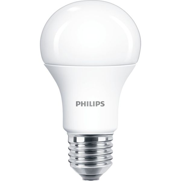 LED bulb A60 10.5W/75W E27 2200-2700K 1055lm Dim 15Y matt BL image 1