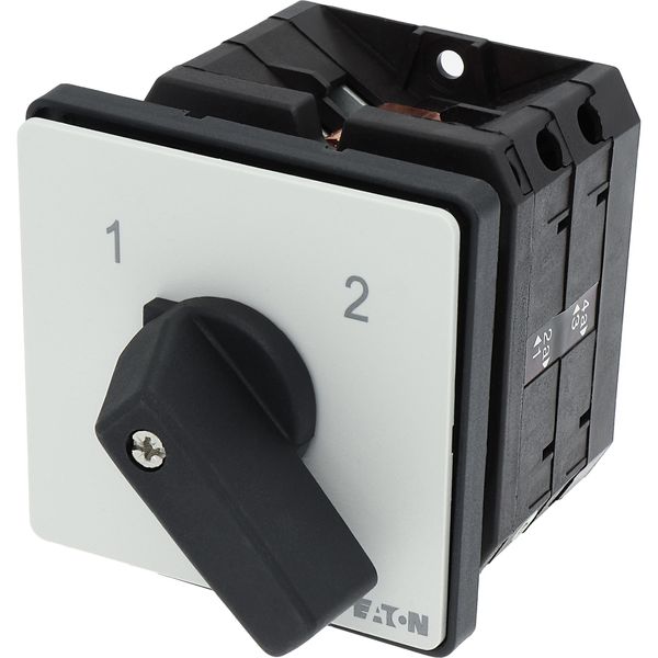 Multi-speed switches, T5B, 63 A, flush mounting, 2 contact unit(s), Contacts: 4, 90 °, maintained, Without 0 (Off) position, 1-2, Design number 39 image 10